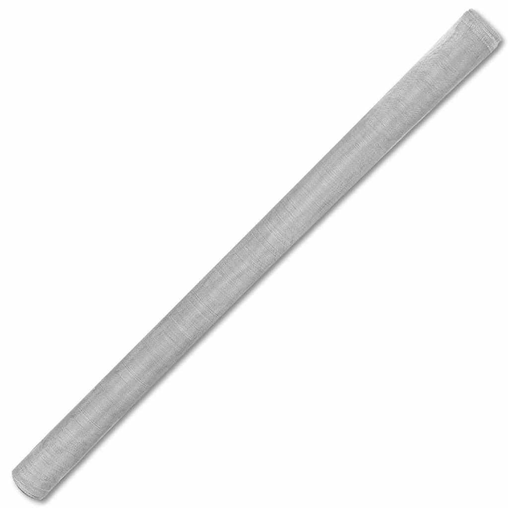 Aluminum Mesh Screen 39.4x196.9 Inches Silver D9576