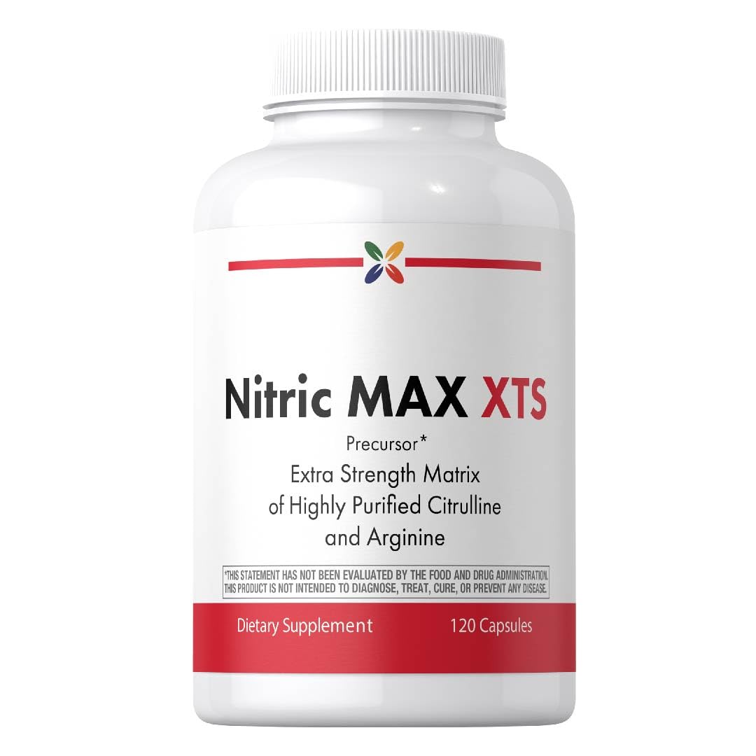 Nitric Oxide Supplement 120 Capsules with L-Citrulline and L-Arginine U6427