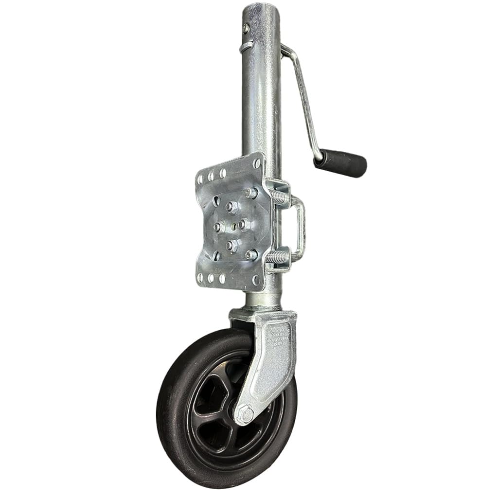 1,500 lbs. Zinc Coated Trailer Jack with 8" Caster Y1269