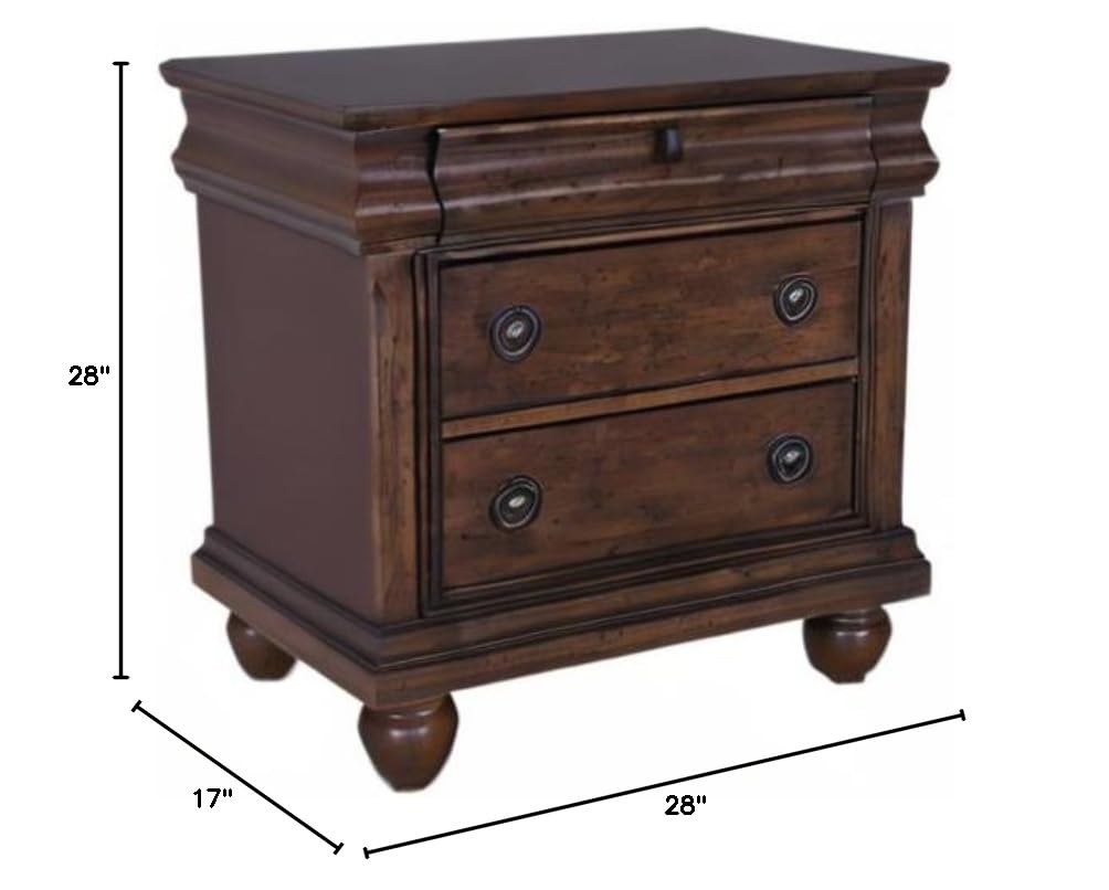 Rustic Cherry Night Stand T58338