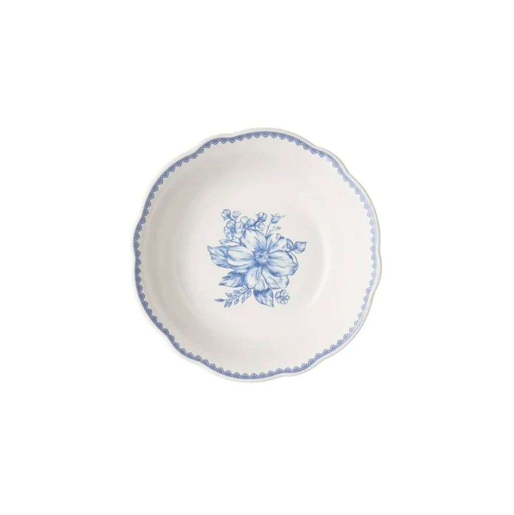 Blue 12-Piece Stoneware Dinnerware Set P516