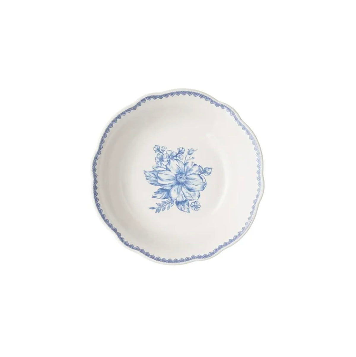 Blue 12-Piece Stoneware Dinnerware Set P516