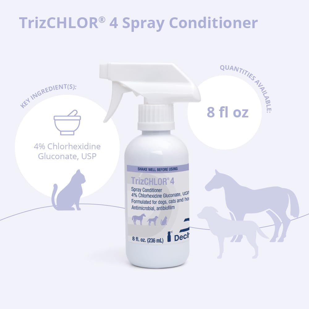 8 oz Spray Conditioner for Dogs, Cats and Horses R1036