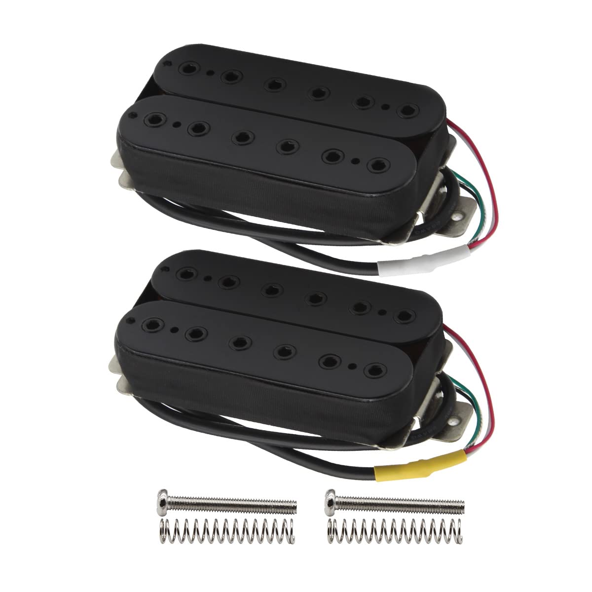 Alnico 5 Electric Guitar Humbucker Pickup Set Black Y3029