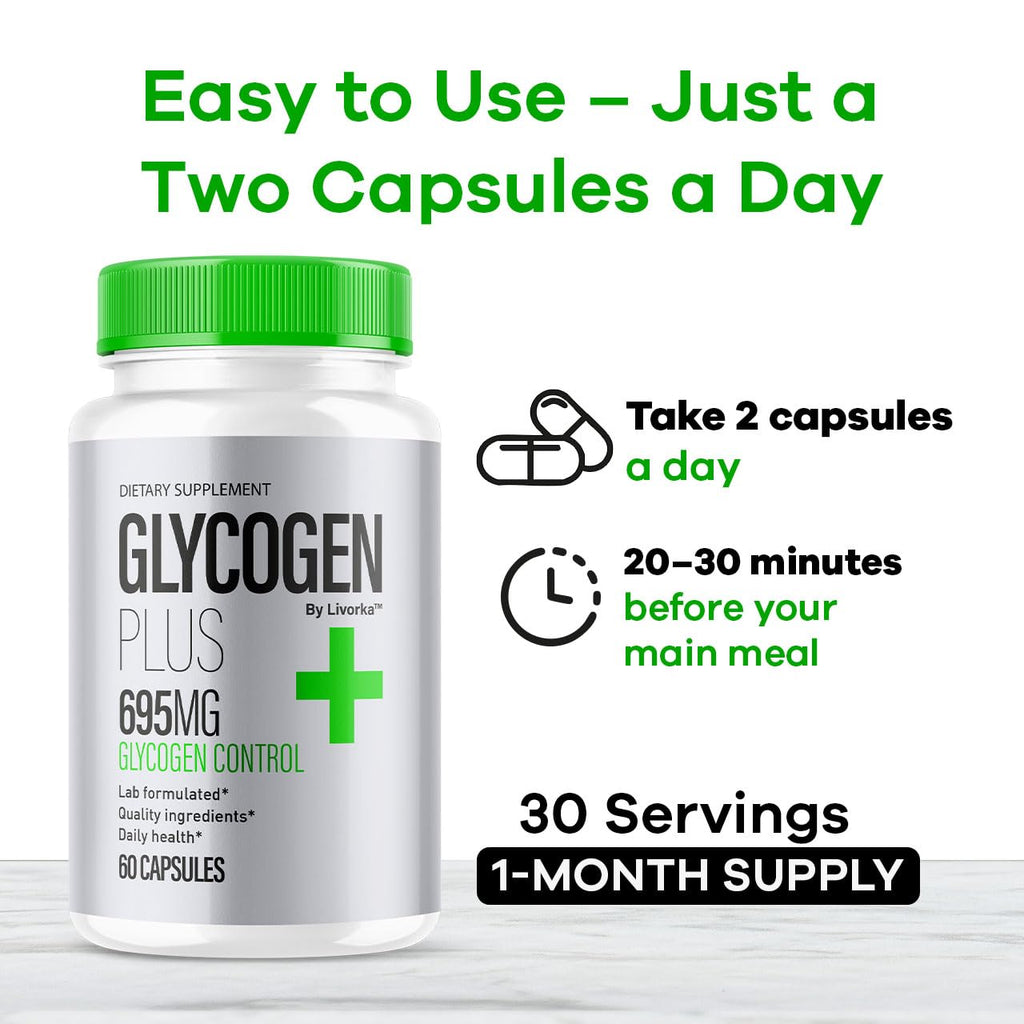 All Natural Glycogen Support Capsules, 180 Capsules T862595