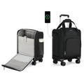 Black 16-inch Underseat Carry On Luggage with Wheels H993932