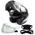 Full Face Snowmobile Helmet with Heated Shield O8122