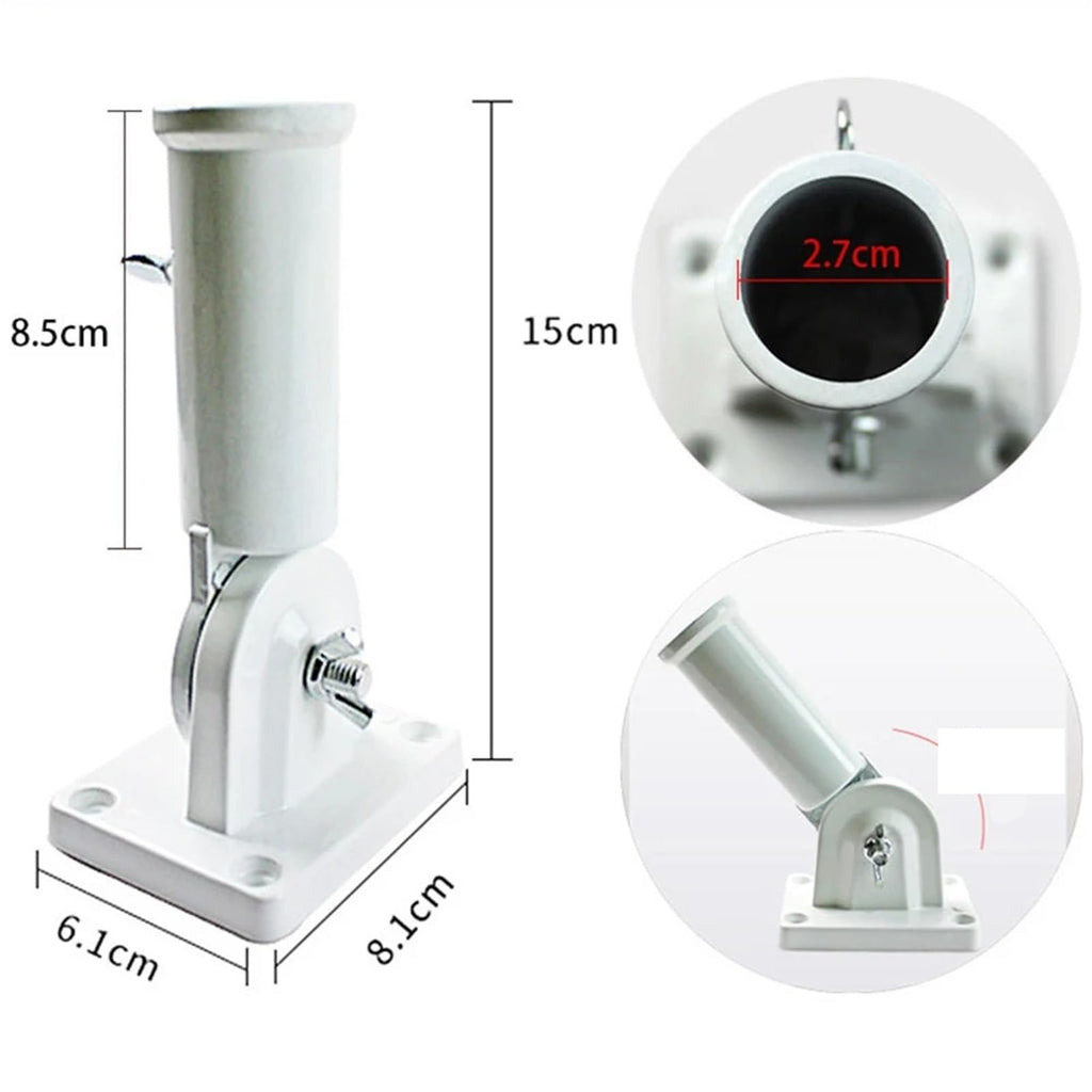 Aluminum 180 Degree Adjustable Flag Holder L478189