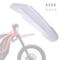 White Dirt Bike & Ebike Front Fender G8201