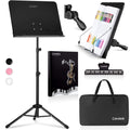 Adjustable Black Sheet Music Stand W98356