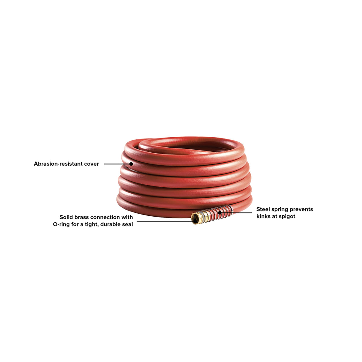3/4" x 100' Heavy Duty Kink Resistant Garden Hose L331201