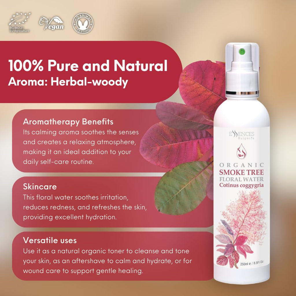 Organic Smoke Tree Floral Water 8.5 Fl Oz J676610
