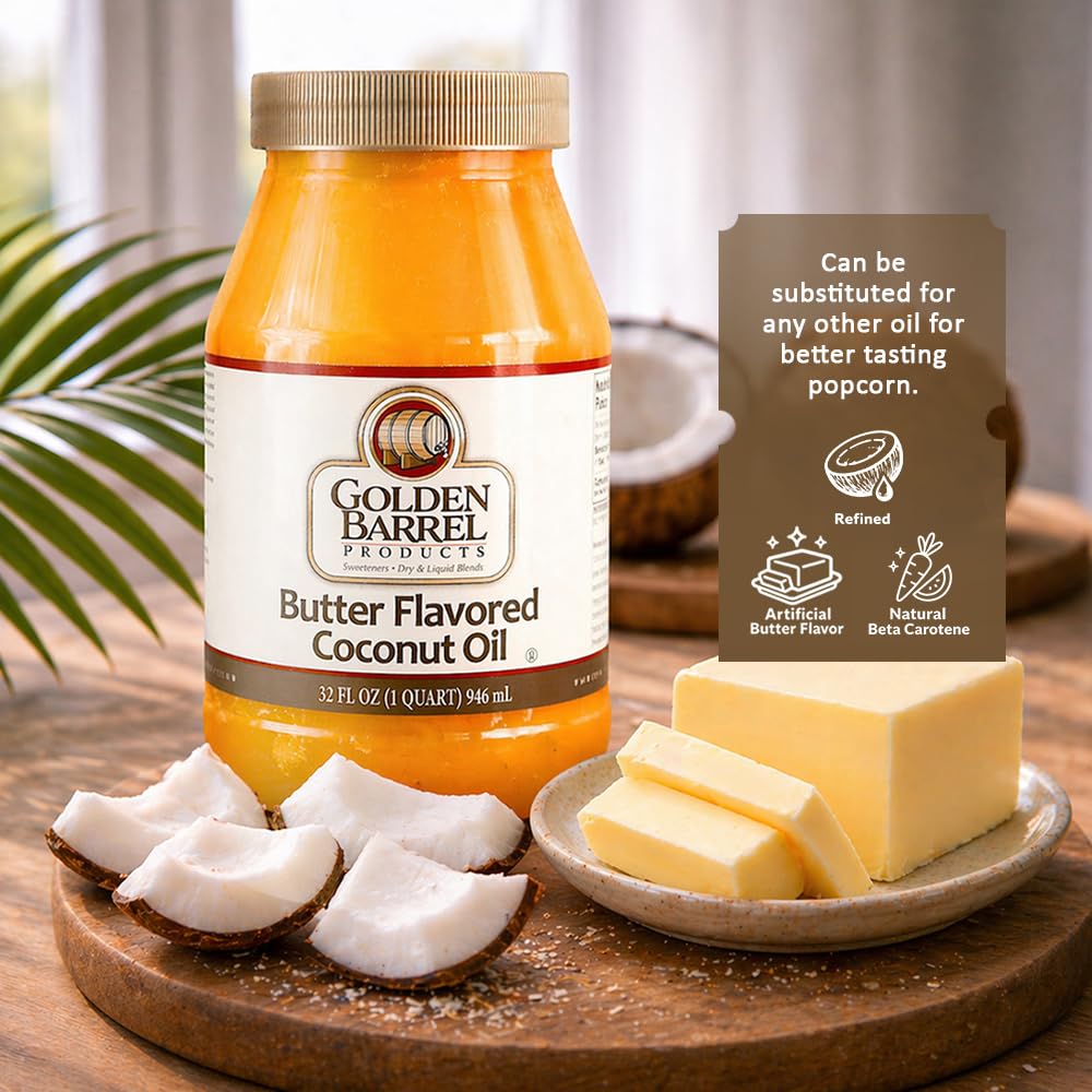 Butter Flavored Coconut Oil, 32 oz A388