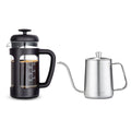 12 oz Stainless Steel French Press and Gooseneck Pour Over Kettle T99140