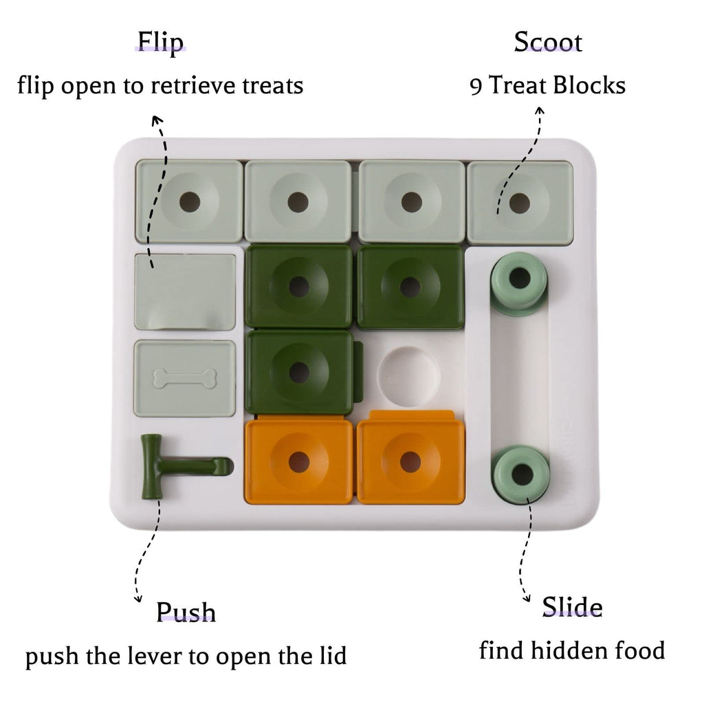 Dog Puzzle Toy 3 Levels D770340