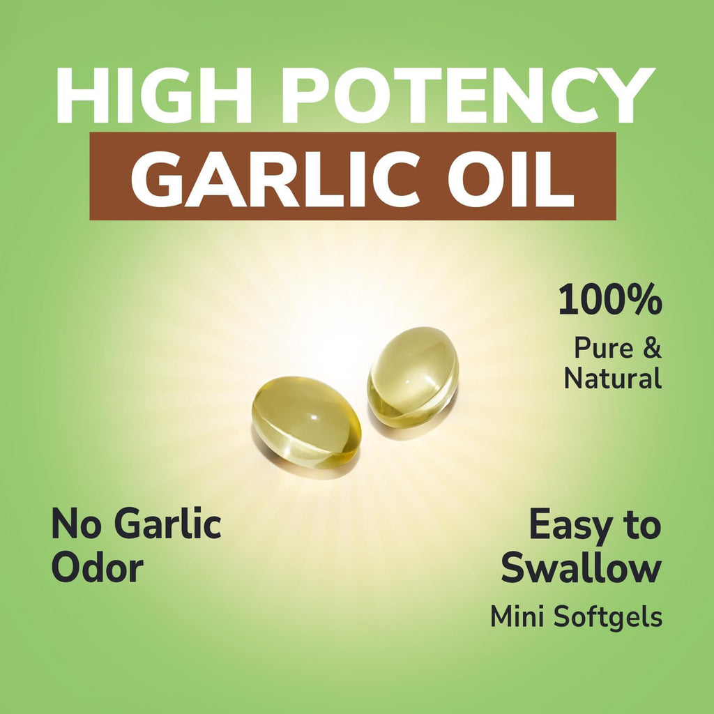 180 Softgels Odorless Garlic Extract B660