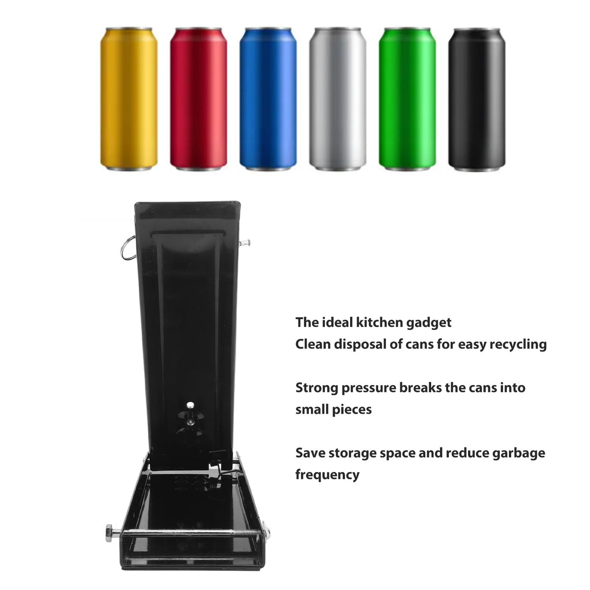 Foot Operated Can Crusher for 16oz Aluminum Cans P381620