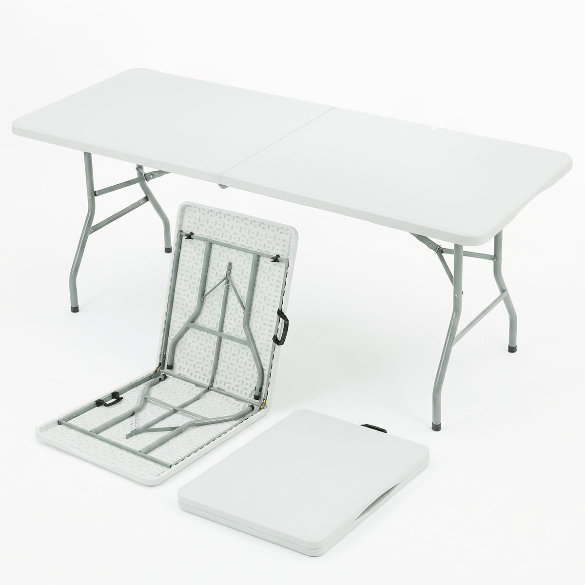 6FT White Portable Plastic Folding Table M106