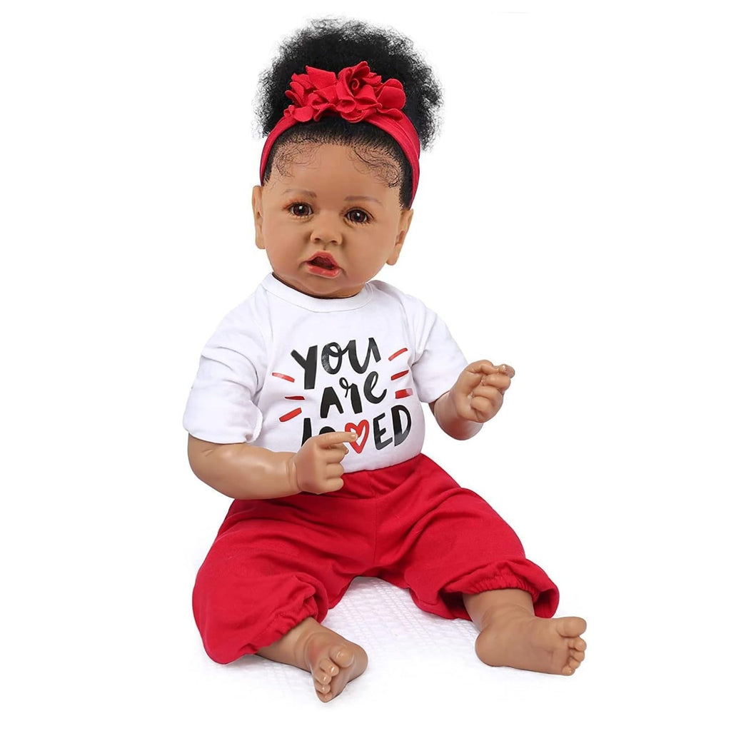 20-Inch African American Reborn Baby Doll A809