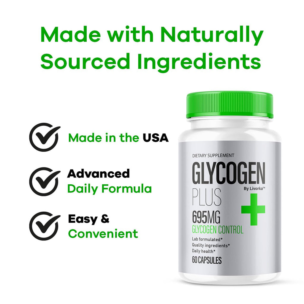 All Natural Glycogen Support Capsules, 180 Capsules T862595
