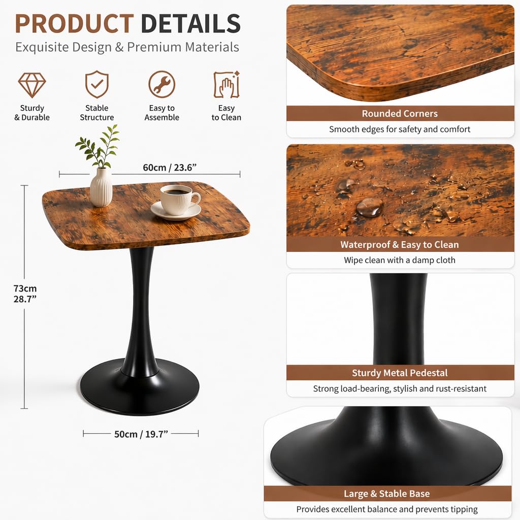24" Square Dining Table for 2 S570690