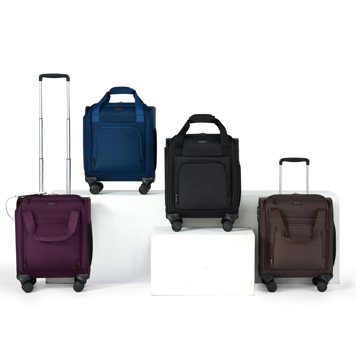 Black 16-inch Underseat Carry On Luggage with Wheels H993932