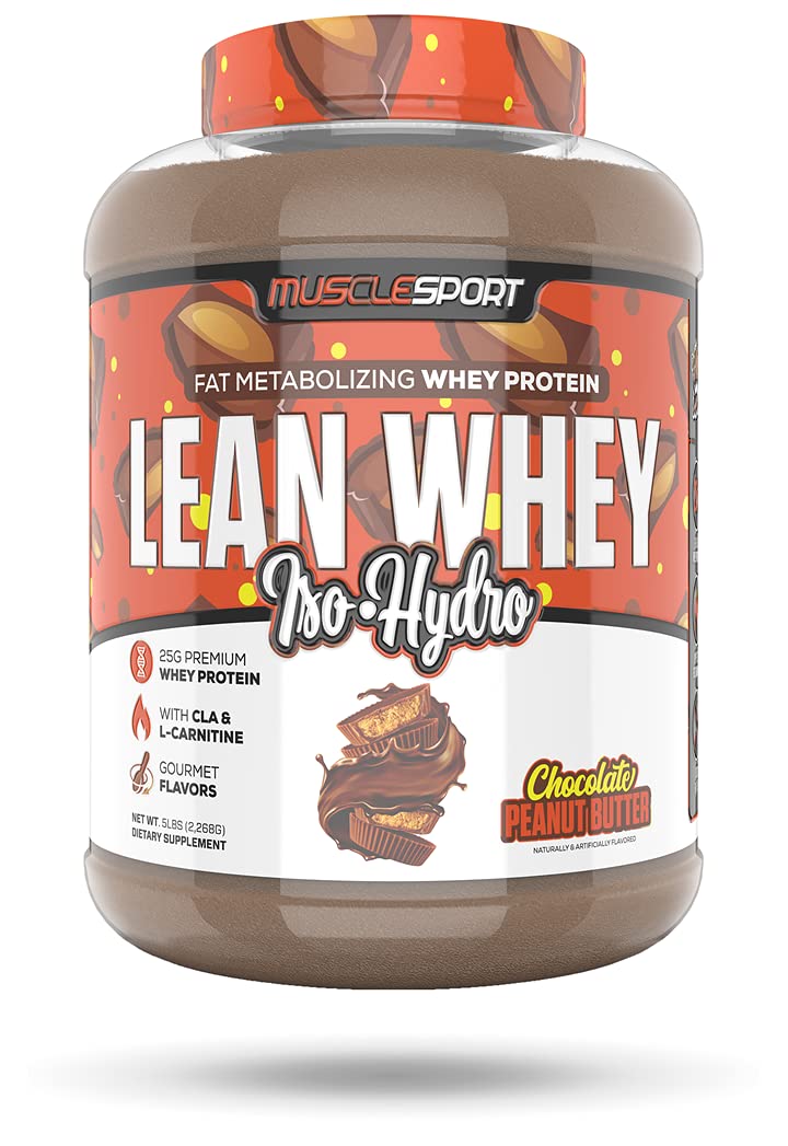 Whey Protein Isolate Powder 5lb Chocolate Peanut Butter S23899