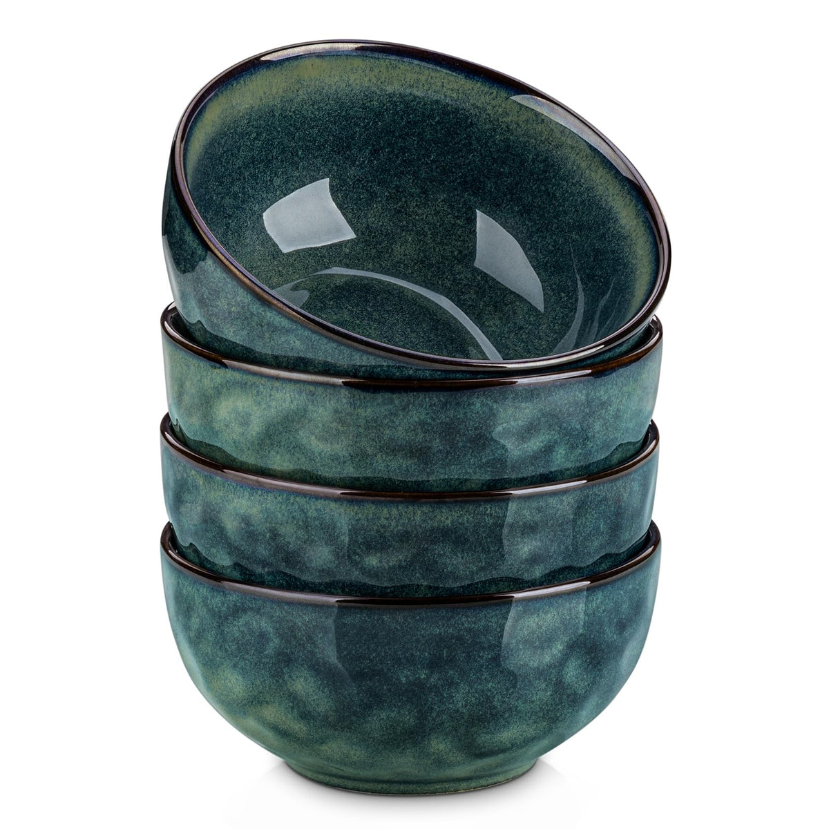 Ceramic Green Bowls Set of 4 P810