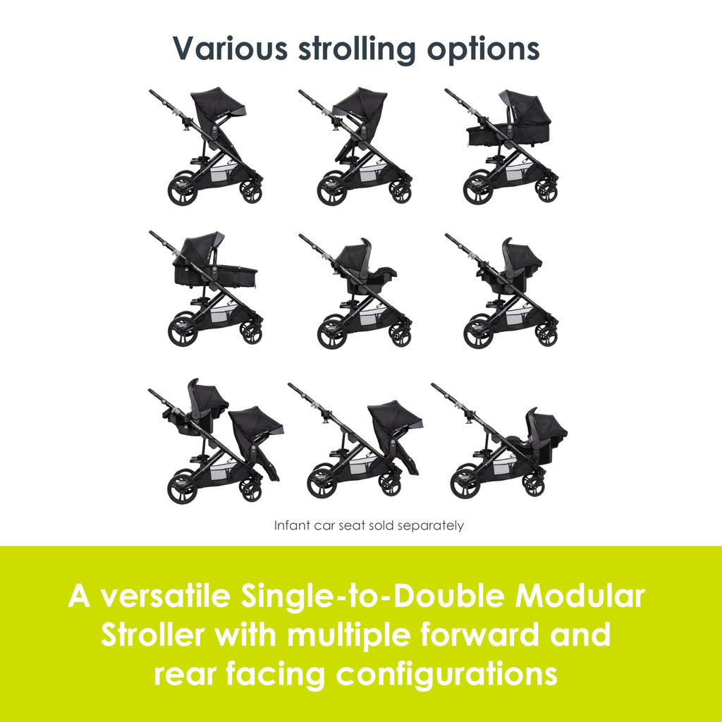 Single to Double Modular Stroller K4512