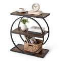3-Tier Narrow Side Table with Open Storage Shelves N92703
