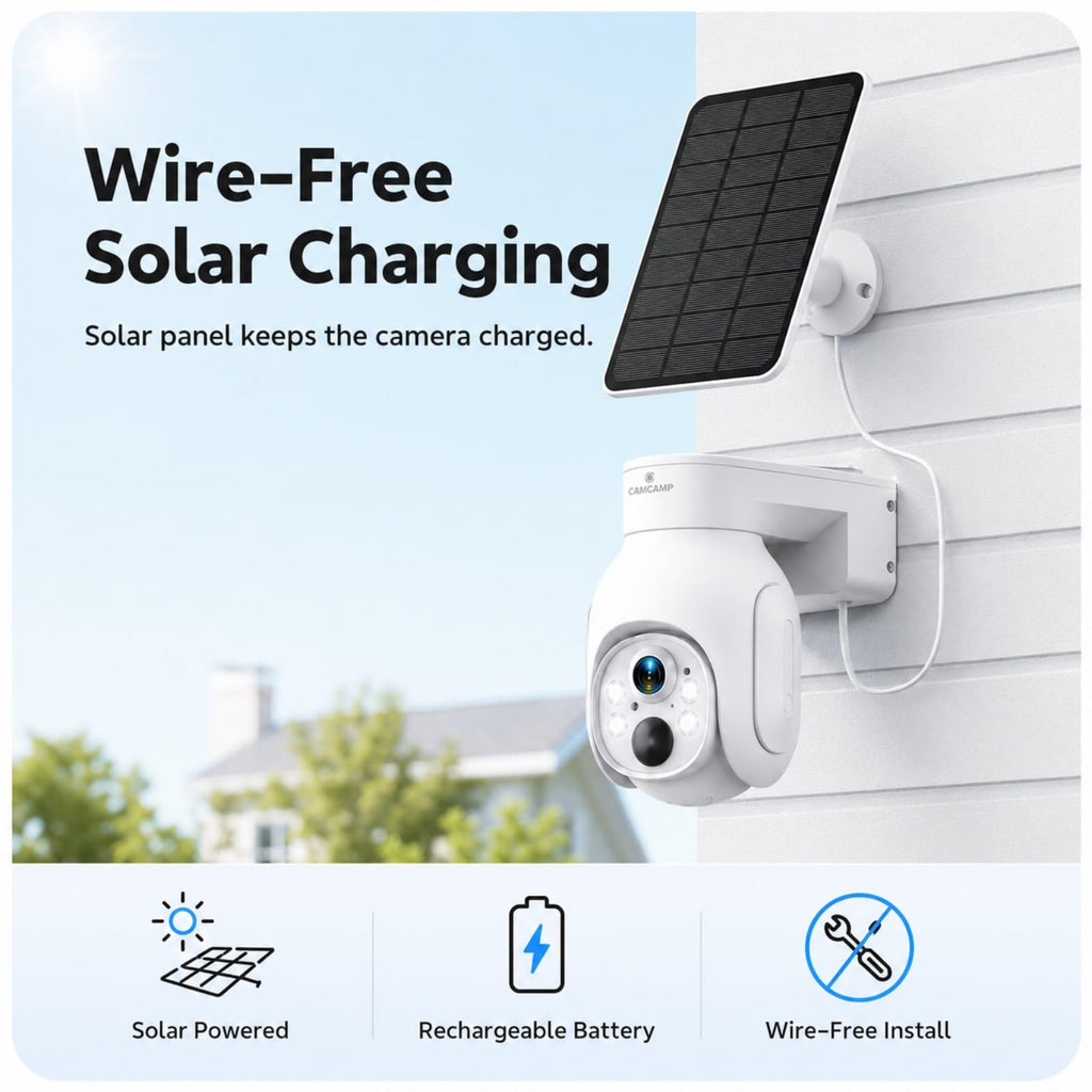 Solar Security Cameras Wireless Outdoor 4 Pack J42753