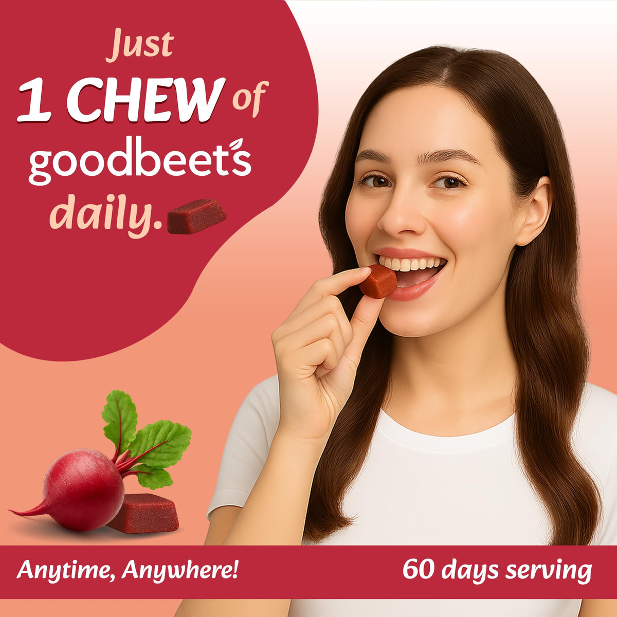 Non-GMO Grape Seed Extract & Beet Powder Soft Chews C136668