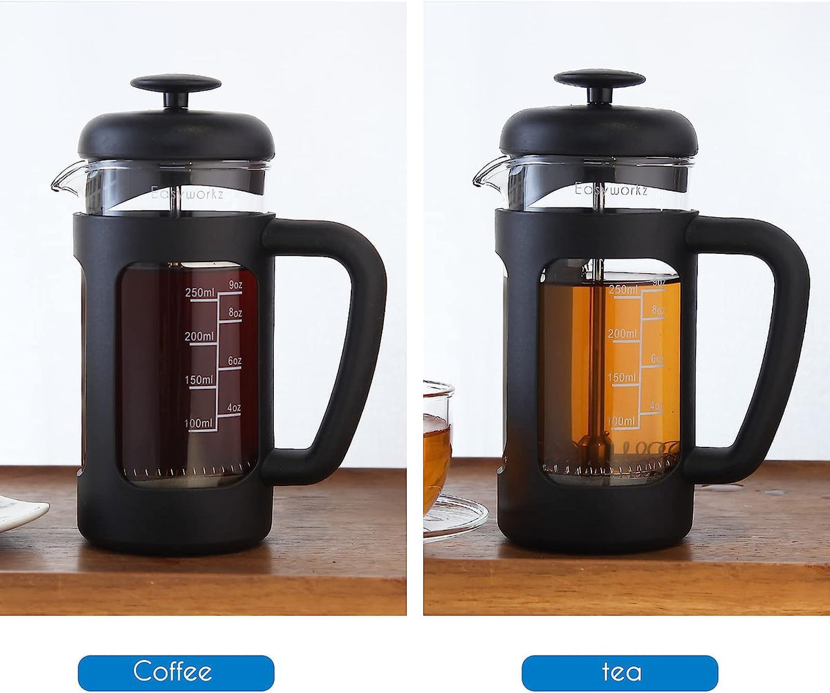12 oz Stainless Steel French Press and Gooseneck Pour Over Kettle T99140