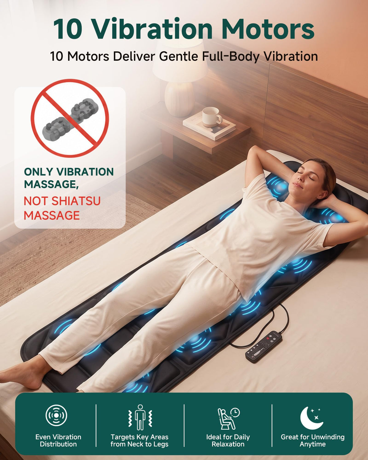 Full Body Massage Mat with Heat E278