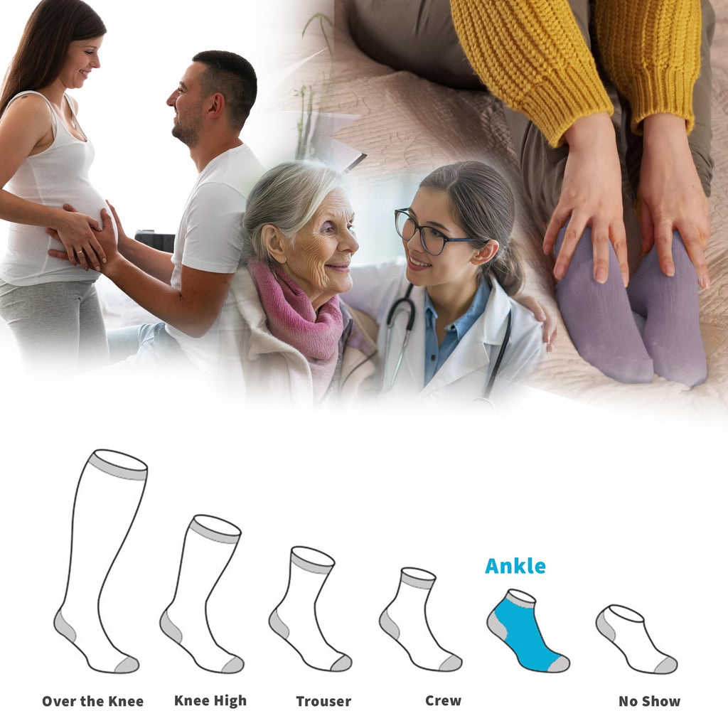 Bamboo Viscose Non Binding Ankle Socks F73298