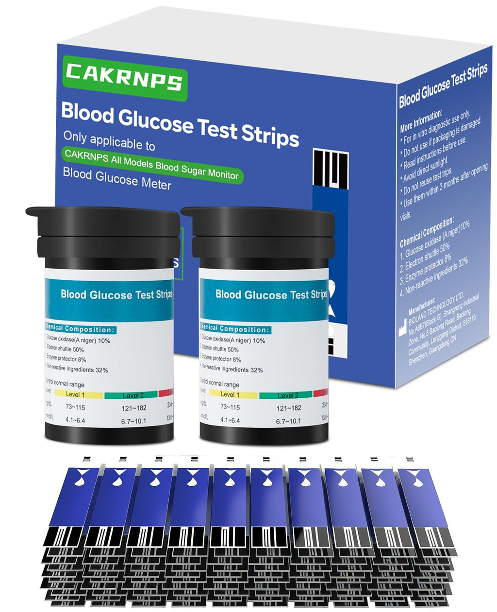 Blood Glucose Test Strips 100 Count V83408