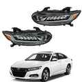 Halogen Headlight Assembly Set Driver and Passenger Side T686
