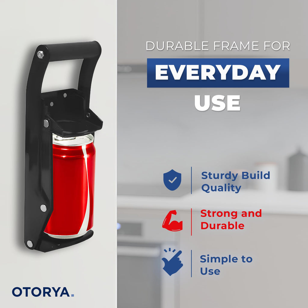 Wall Mounted Heavy Duty Can Crusher with Bottle Opener L353612