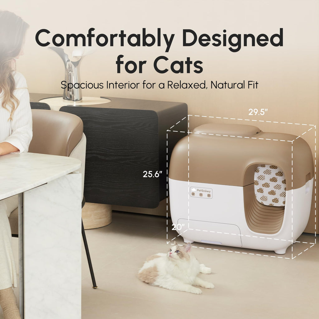 Self-Cleaning Automatic Cat Litter Box with Odor Control J2620