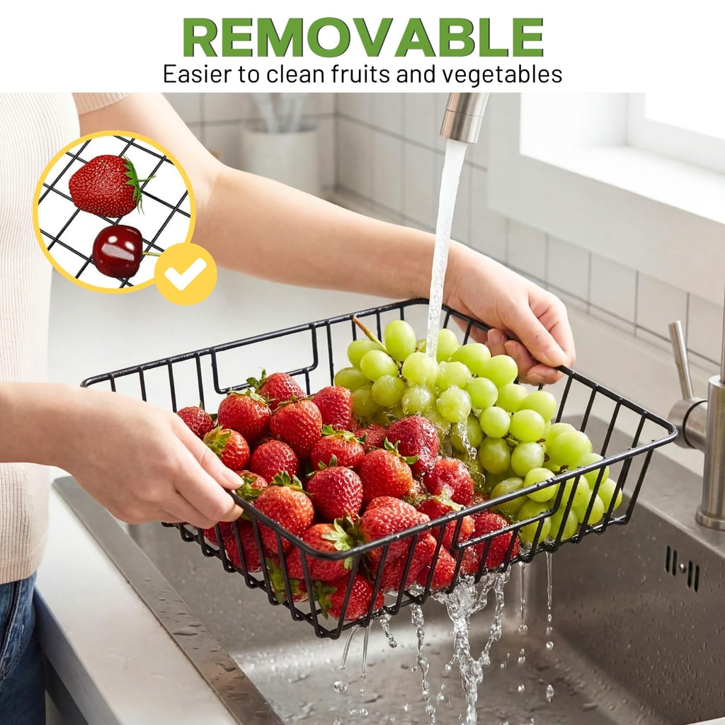3 Tier Metal Fruit Basket with Banana Hangers P99559