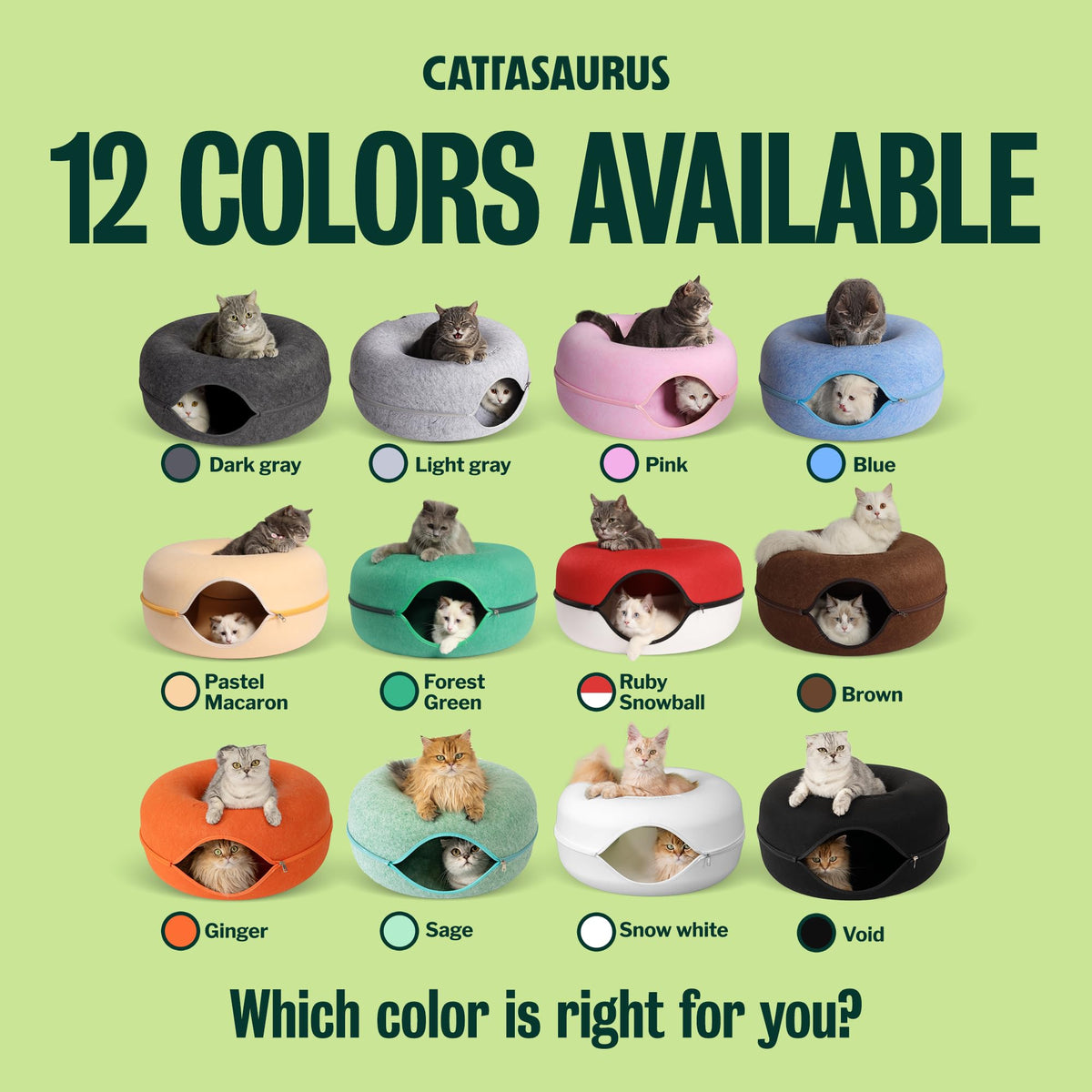 Large Dark Gray Cat Cave Bed F473231