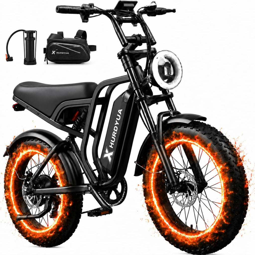 Electric Bike 1500W Peak Motor 48V 15.6Ah Removable Battery H4928