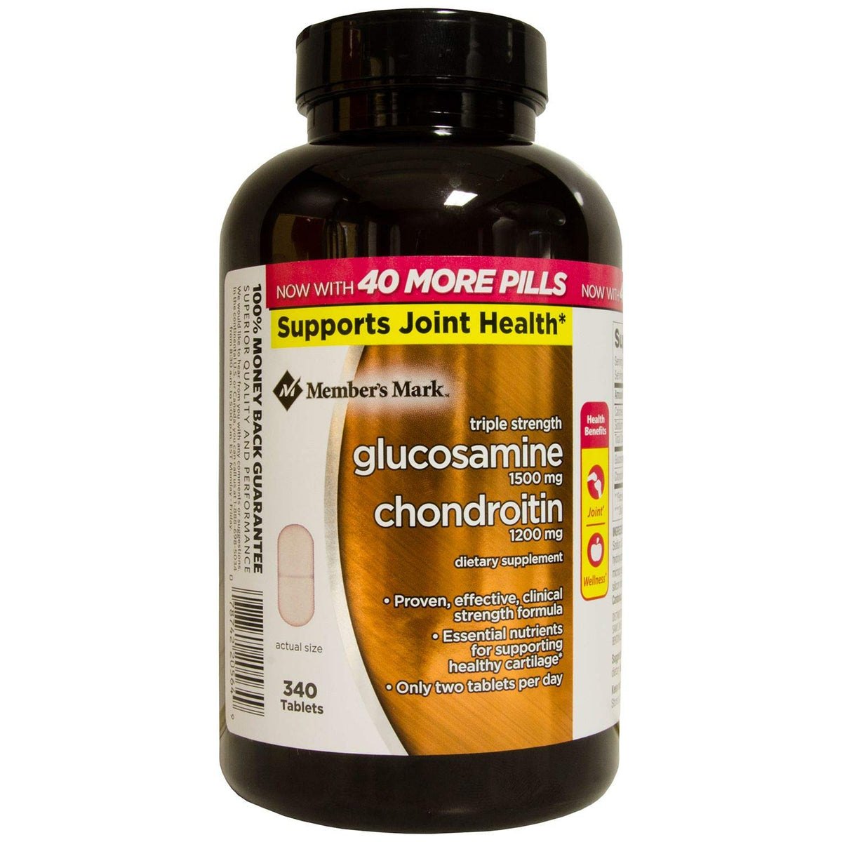 Triple Strength Glucosamine Chondroitin 340 Count N91126