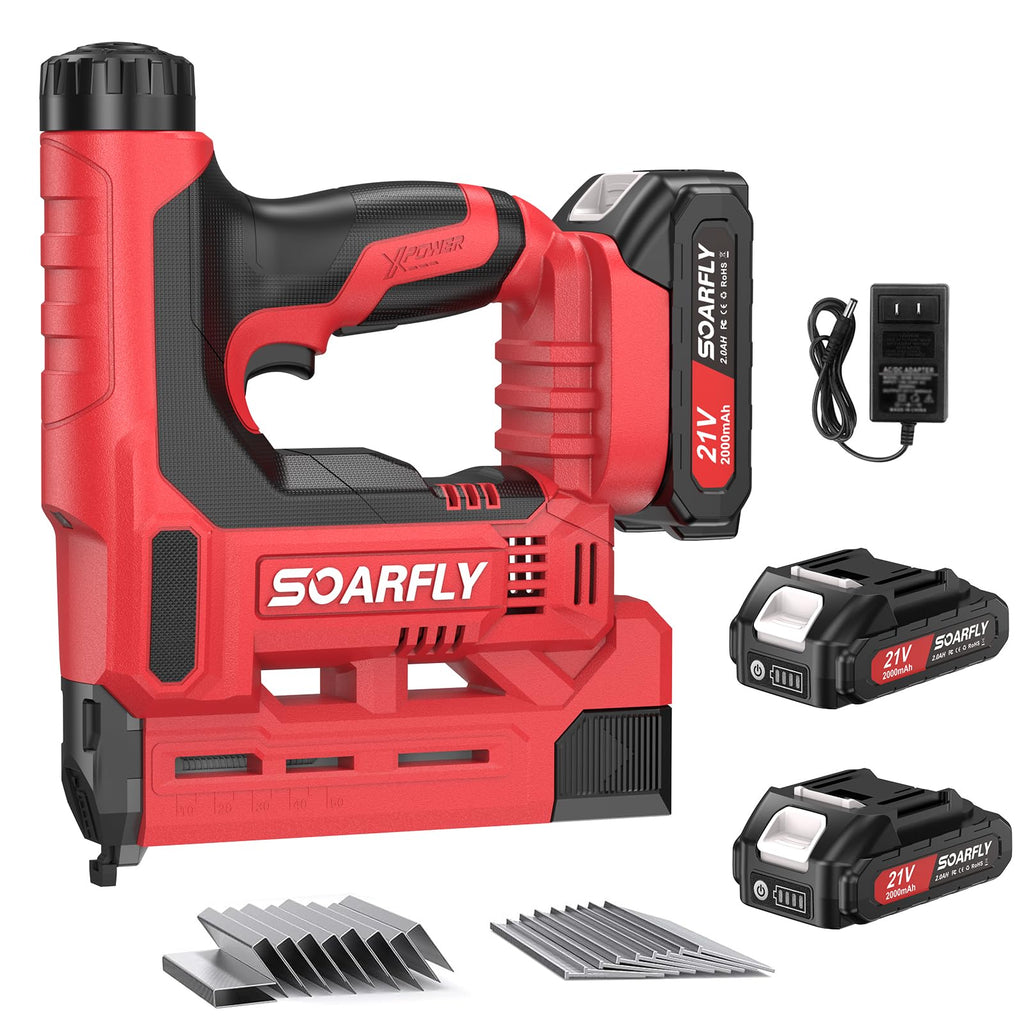 18 Gauge 2-in-1 Cordless Brad Nailer Stapler S892538
