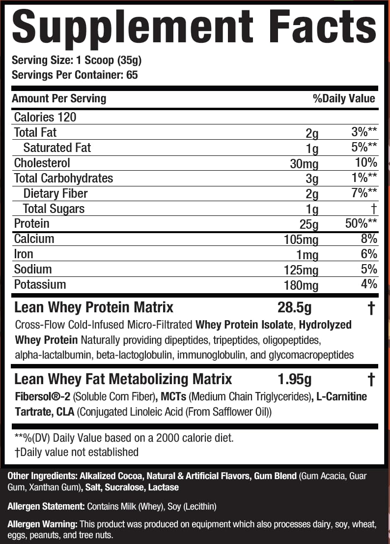 Whey Protein Isolate Powder 5lb Chocolate Peanut Butter S23899