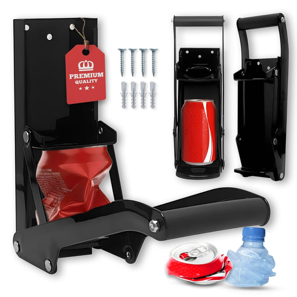 Wall Mounted Heavy Duty Can Crusher with Bottle Opener L353612