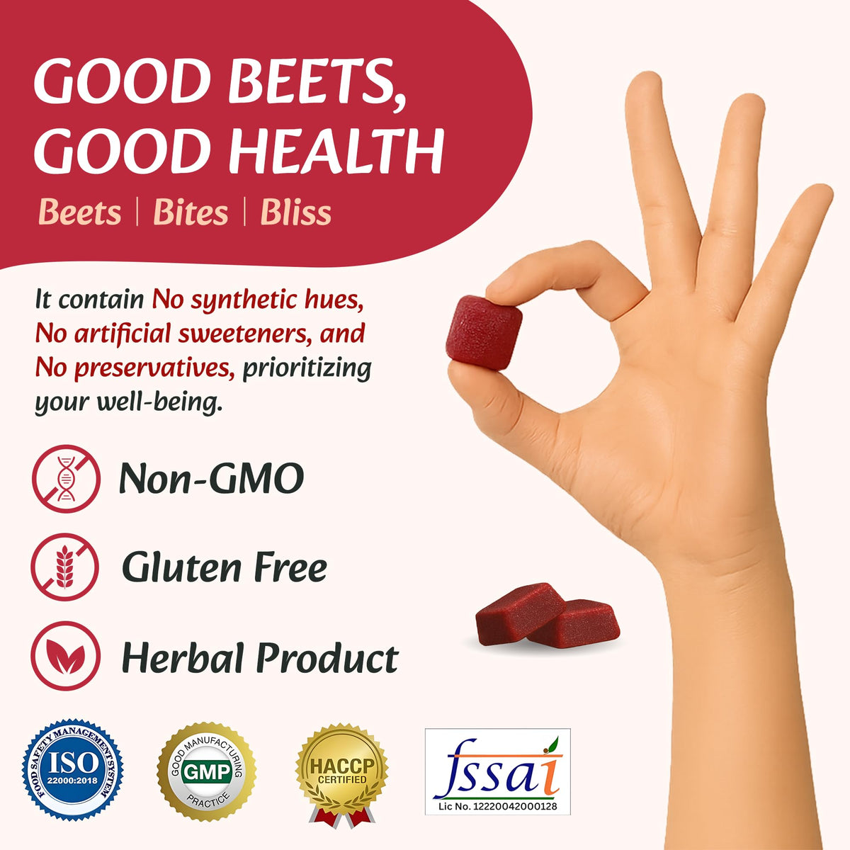 Non-GMO Grape Seed Extract & Beet Powder Soft Chews C136668