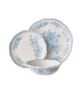 Blue 12-Piece Stoneware Dinnerware Set P516