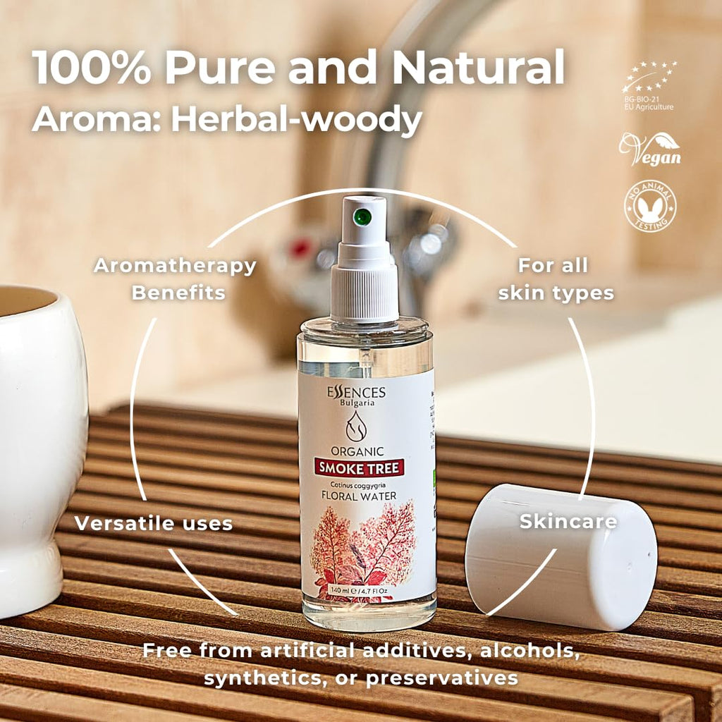 Organic Smoke Tree Floral Water 8.5 Fl Oz J676610