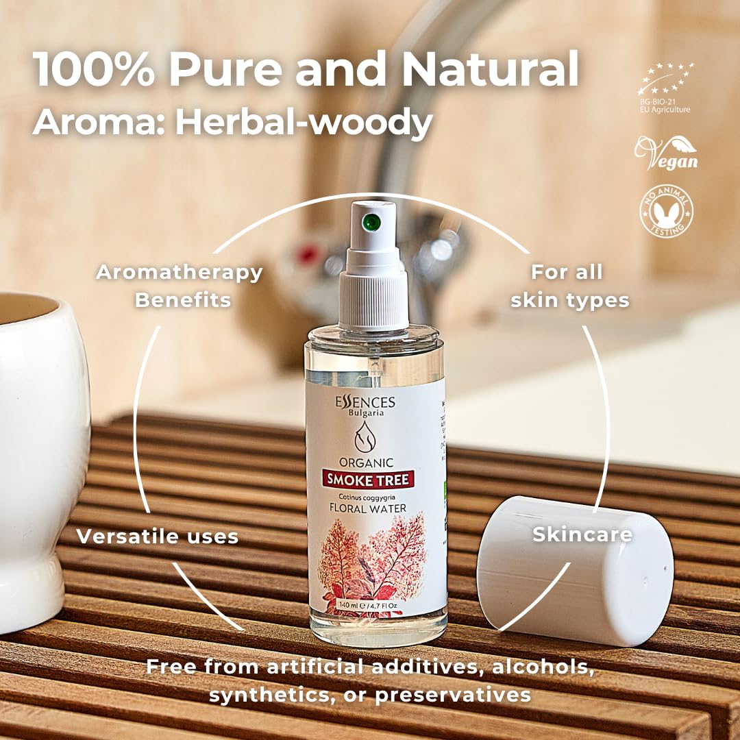 Organic Smoke Tree Floral Water 8.5 Fl Oz J676610